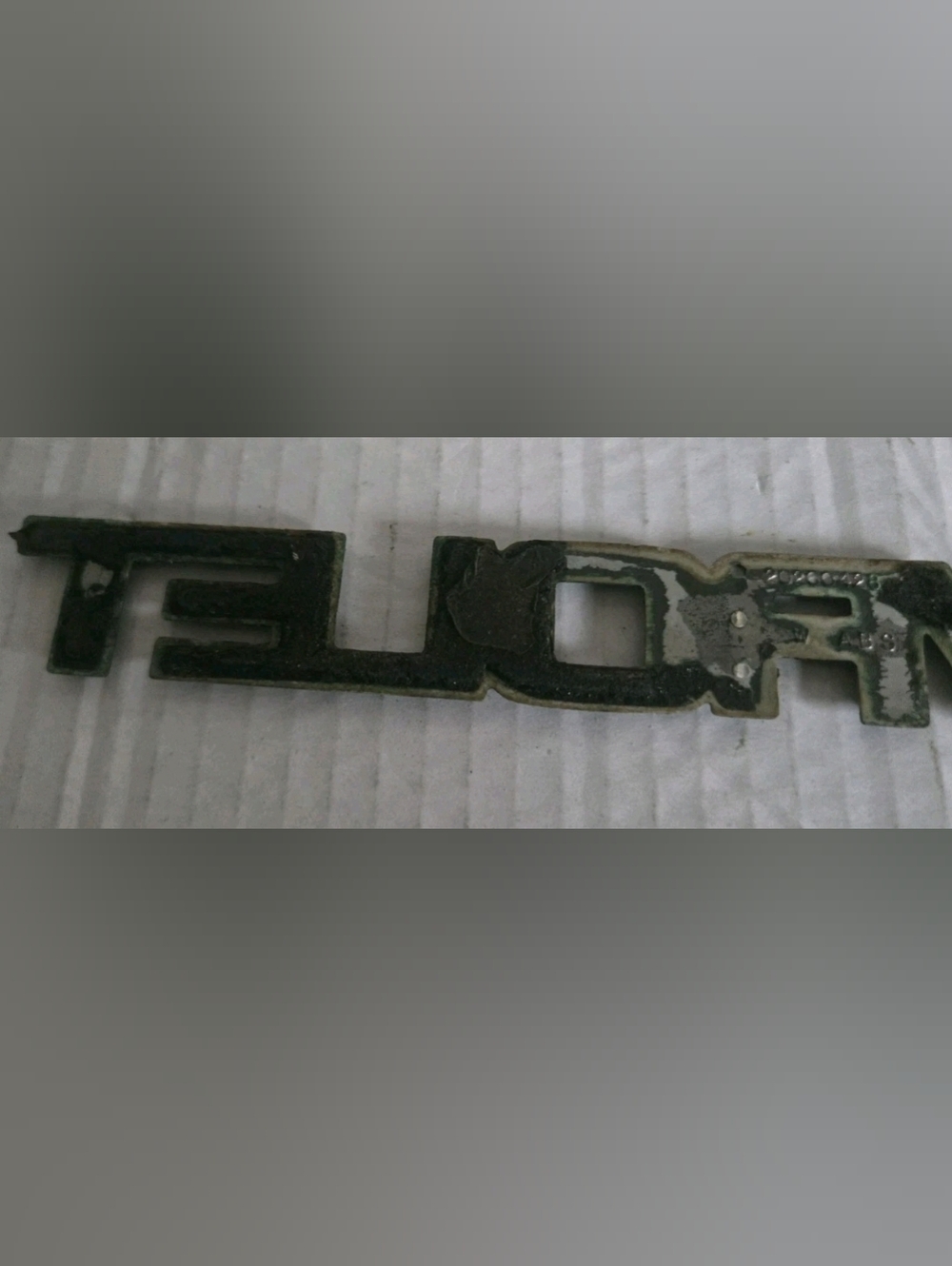 Black Raised Lettering Emblem - Picture 7 of 11
